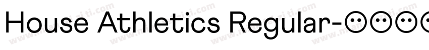 House Athletics Regular字体转换